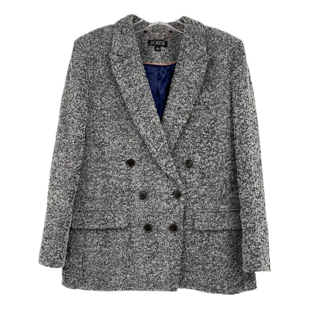J. Crew Gray Tweed Blazer Mid-Length | Womens 2